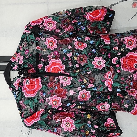 & Other Stories Roses Mini Dress Size 10 - Picture 7 of 11